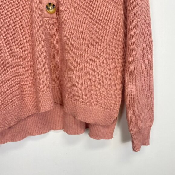Rachel Zoe Pink Knit V Neck Sweater - Picture 5 of 11
